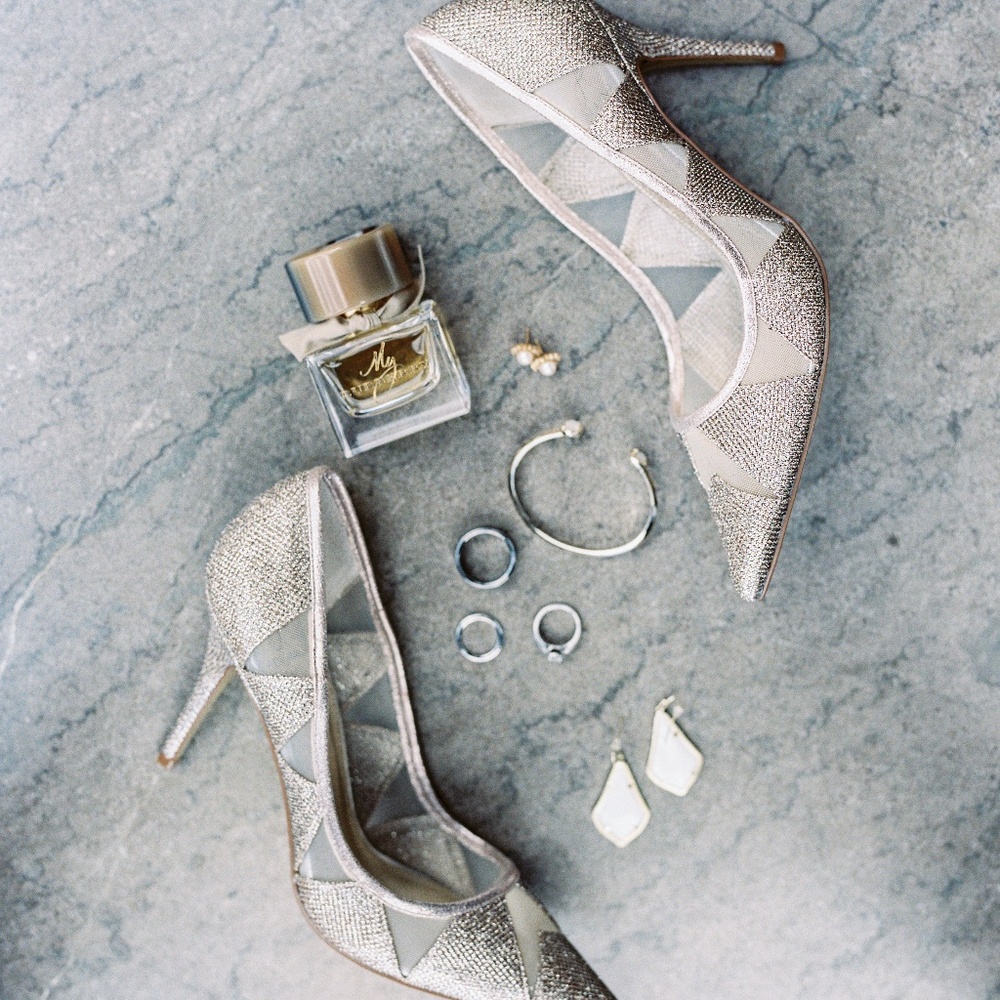 Adrianna Papell Champagne Heels